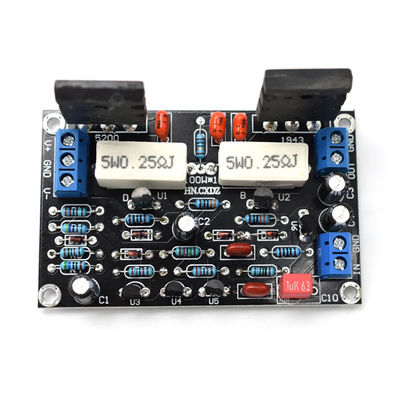 100W DC 35V C1-001 मोनो चैनल HIFI ऑडियो एम्पलीफायर बोर्ड 2SC5200 2SA1943 ट्यूबों के साथ