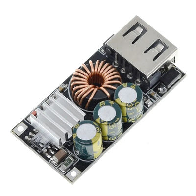 QC3.0 DIY फास्ट चार्जर बोर्ड और 24W बिजली आपूर्ति के साथ आपातकालीन मोबाइल फोन चार्जिंग