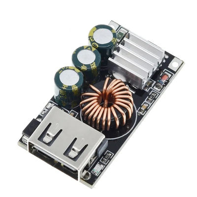QC3.0 DIY फास्ट चार्जर बोर्ड और 24W बिजली आपूर्ति के साथ आपातकालीन मोबाइल फोन चार्जिंग