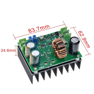 कॉम्पैक्ट डिजाइन के साथ 600W बूस्ट मॉड्यूल 9v-60V से 12v-80V 48V 72V डीसी-डीसी कन्वर्टर बोर्ड