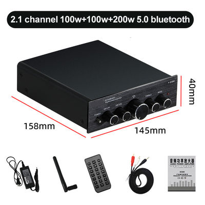 2*100W 2.1 चैनल डिजिटल ऑडियो HIFI डेस्कटॉप डिजिटल एम्पलीफायर सबवूफर होम ऑडियो के लिए ध्वनि शक्ति एम्पलीफायर
