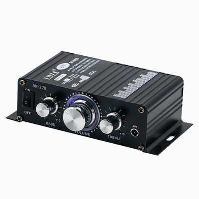 AK-270 12V लघु शक्ति ब्लूटूथ ऑडियो एम्पलीफायर 2.0 चैनल आउटपुट HIFI होम थिएटर साउंड सिस्टम के लिए मिनी पावर एम्पलीफायर
