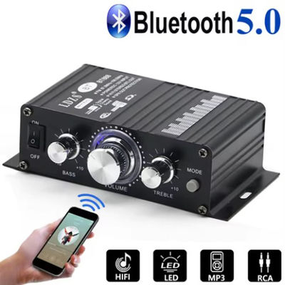 होम थिएटर के लिए AK-270 12V 30W+30W 2.0 चैनल ब्लूटूथ पावर एम्पलीफायर