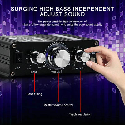 AK-270 12V लघु शक्ति ब्लूटूथ ऑडियो एम्पलीफायर 2.0 चैनल आउटपुट HIFI होम थिएटर साउंड सिस्टम के लिए मिनी पावर एम्पलीफायर