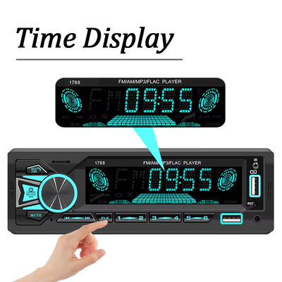 MP3 प्लेयर FM रिसीवर और USB/SD AUX इनपुट के साथ यूनिवर्सल 60Wx4 कार रेडियो स्टीरियो