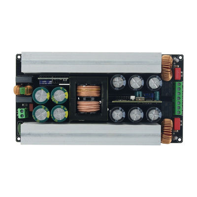 2x600W स्टीरियो डिजिटल पावर एम्पलीफायर बोर्ड स्विचिंग पावर सप्लाई के साथ एसी डीसी कन्वर्टर ब्रिज्ड स्पीकर प्रोटेक्शन बोर्ड माउंट