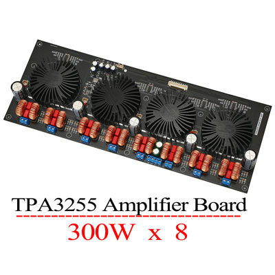 TPA3255 8-चैनल डिजिटल पावर एम्पलीफायर बोर्ड 300W*8Class D साउंड एम्पलीफायर ऑडियो एम्प DIY 7.1 होम थिएटर