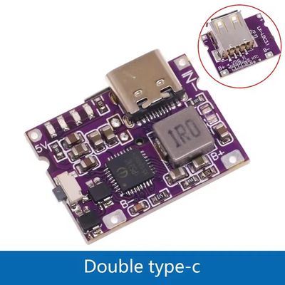 IP5310 स्टेप-अप पावर मॉड्यूल टाइप-सी यूएसबी बूस्ट कन्वर्टर 5V 4.2V 3A एलईडी संकेतक के साथ लिथियम बैटरी चार्जिंग बोर्ड
