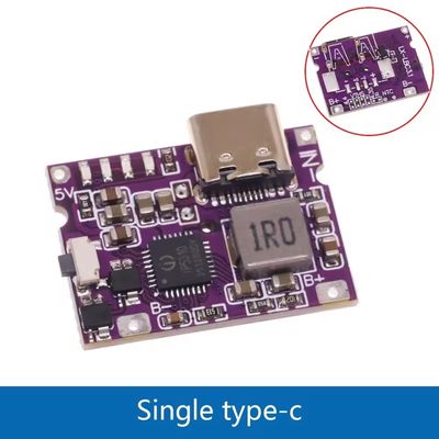 IP5310 स्टेप-अप पावर मॉड्यूल टाइप-सी यूएसबी बूस्ट कन्वर्टर 5V 4.2V 3A एलईडी संकेतक के साथ लिथियम बैटरी चार्जिंग बोर्ड