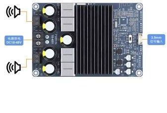 TPA3255 2x300W उच्च शक्ति दोहरी चैनल स्टीरियो ऑडियो एम्पलीफायर बोर्ड डिजिटल पावर एम्पलीफायर