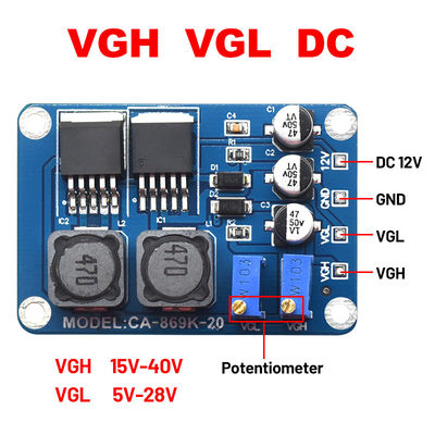 CA-869K Vgh Vgl डीसी मरम्मत मॉड्यूल बोर्ड कनवर्टर Tcon वोल्टेज परिवर्तन संशोधित नियामक एलईडी एलसीडी टीवी पैनल मरम्मत उपकरण