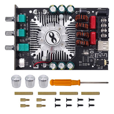 ZK-1602T 2*160W 2.0 चैनल क्लास डी ऑडियो स्टीरियो एम्पलीफायर बोर्ड बास एएमपी TDA7498E BT 5.0 सबवूफर एम्पलीफायर बोर्ड ZK-1602T