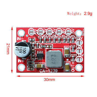 CA-1239 समायोज्य बक कनवर्टर 5-15V इनपुट 1.25V/1.5V/1.8V/2.5V/3.3V/5V आउटपुट बोर्ड माउंट डीसी-डीसी स्टेप डाउन पावर मॉड्यूल