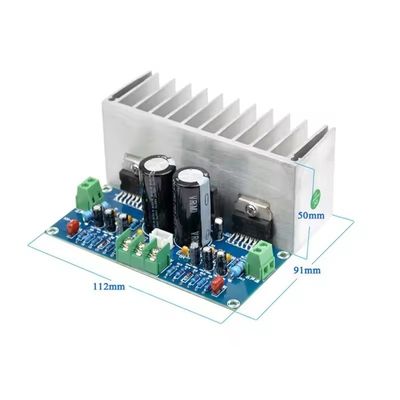 उच्च शक्ति वर्ग डी दोहरी AC12-32V ऑडियो एम्पलीफायर बोर्ड 2*100W TDA7293 स्पीकर के लिए स्टीरियो डिजिटल एम्प