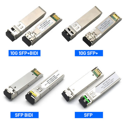 GPON PON 10G DWDM SFP 80KM मॉड्यूल 10G डेटा दर 1310nm FTTH 5G नेटवर्क के लिए तरंग दैर्ध्य 80km दूरी एसएम ऑप्टिकल ट्रांससीवर
