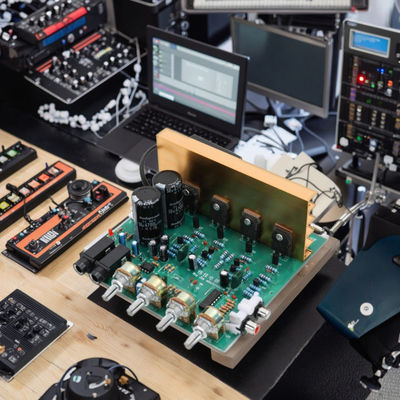 100W 2.0 चैनल ऑडियो एम्पलीफायर बोर्ड पीसीबी मॉड्यूल 16x14x6cm