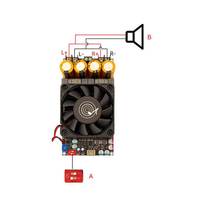 Creatall zk-3002 300W स्टीरियो एम्पलीफायर बोर्ड 2.0 चैनल
