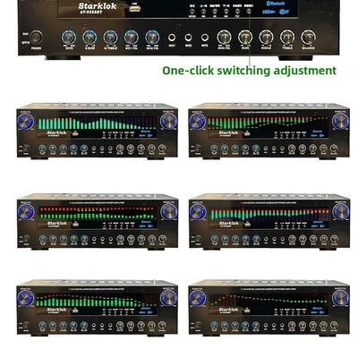 AV-9388BT/AV-999BT 2200W/1200W प्रोफेशनल 7-चैनल BT वायरलेस एम्पलीफायर हाई-फिडेलिटी होम थिएटर 7.1 स्पीकर सिस्टम मेटल