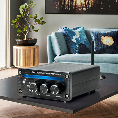 2.0 चैनल 2*100W बीटी 5.0 आरजीबी लाइट समायोज्य ट्रिबल बास उच्च शक्ति रैखिक एम्पलीफायर नया डिजिटल स्टीरियो होम मिनी हाइफी