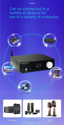 A600Y एक्टिव होम थिएटर पावर एम्पलीफायर 5.1 मल्टी-चैनल 5*50W+100W स्वतंत्र समायोजन रिमोट कंट्रोल बीटी 5.3 सबवूफर