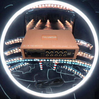 गर्म बिक्री 4*50W वर्ग एबी कार एम्पलीफायर 4-चैनल डीएसपी क्रॉसओवर सबवूफर एम्पलीफायर ऑटो पावर (कंट्रोल पैनल के बिना)