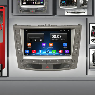 2 दीन एंड्रॉइड कार स्टीरियो ऑडियो जीपीएस MP5 प्लेयर डैशबोर्ड माउंटेड डीवीडी प्लेयर लक्जरी सेडान IS IS250 IS300 IS350 2005-2012 मॉडल