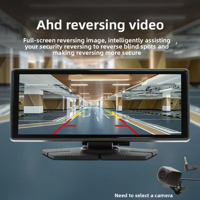 क्रिएटल 8.1 इंच पोर्टेबल ऑल-इन-वन कार नेविगेशन डिवाइस वायरलेस कारप्ले फ्रंट रियर डुअल रिकॉर्डिंग डैश कैम डैशबोर्ड के लिए