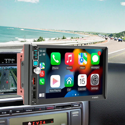 क्रिएटॉल 7-इंच डुअल रील रिवर्स कैमरा MP5 प्लेयर ब्लूटूथ सेंट्रल कंट्रोल स्क्रीन कारप्ले नेविगेशन एंड्रॉइड ऑटो मिरर के लिए