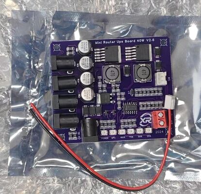 CA-403S मिनी राउटर 40W आउटपुट 11.1V बैटरी इनपुट और शॉर्ट सर्किट सुरक्षा के साथ निर्बाध बिजली आपूर्ति बोर्ड