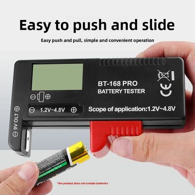 New BT-168 PRO Digital Battery Tester, Multi-model Voltage and Battery Capacity Measuring Instrument