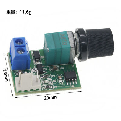 DC12V Four-Wire Computer Fan Speed Controller 3A Pwm Electronic Modules Kits Switch 4-Wire Fan Speed Control Can Be Turned