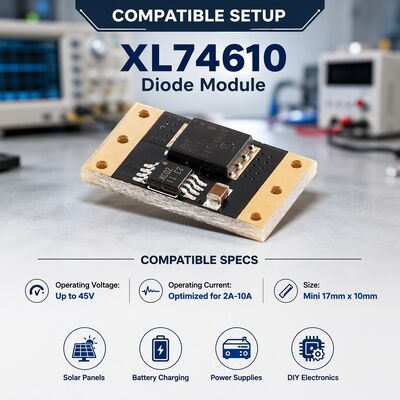 XL74610 Ideal Diode Module Adopts LM74610 Chip for Smart Diode Controller Simulation Rectifier Board Reverse Polarity Protection