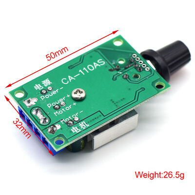 CA-110AS PWM DC Motor Speed Controller 12V 24V 10A Stepless LED Dimmer Power Governor Voltage Module Motor Driver Boards