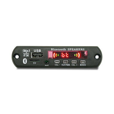 BT 5.0 Wireless MP3 Decoder Board Portable BT FM Transmitter Auto LCD Supports WAV TF Card USB FM Radio Voice Recorder