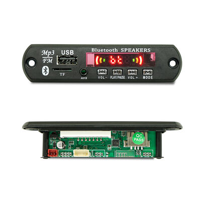 BT 5.0 Wireless MP3 Decoder Board Portable BT FM Transmitter Auto LCD Supports WAV TF Card USB FM Radio Voice Recorder