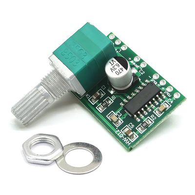 CA-8403S मिनी डिजिटल प्रीएम्पलीफायर बोर्ड डीसी 5V 2 चैनल 2*3W PAM8403