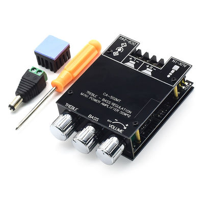 CA-502MT 5.0 BT डिजिटल ऑडियो एम्पलीफायर बोर्ड 2*50W 12-24V एएमपी मॉड्यूल