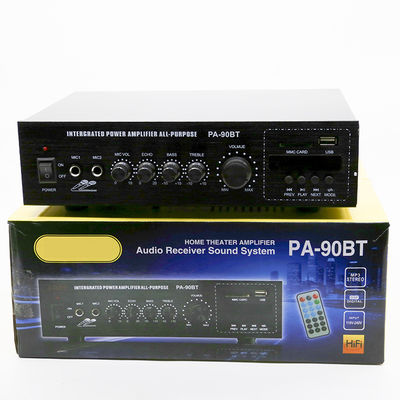 PA-90BT 120W पेशेवर ऑडियो बीटी वायरलेस एम्पलीफायर उच्च शक्ति घर छत स्पीकर सार्वजनिक प्रसारण निरंतर वोल्टेज धातु